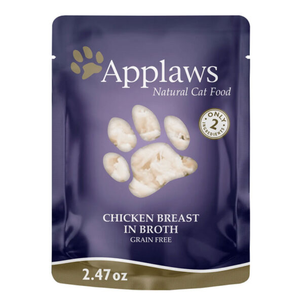Chicken with Wild Rice in Broth 70g Pouch