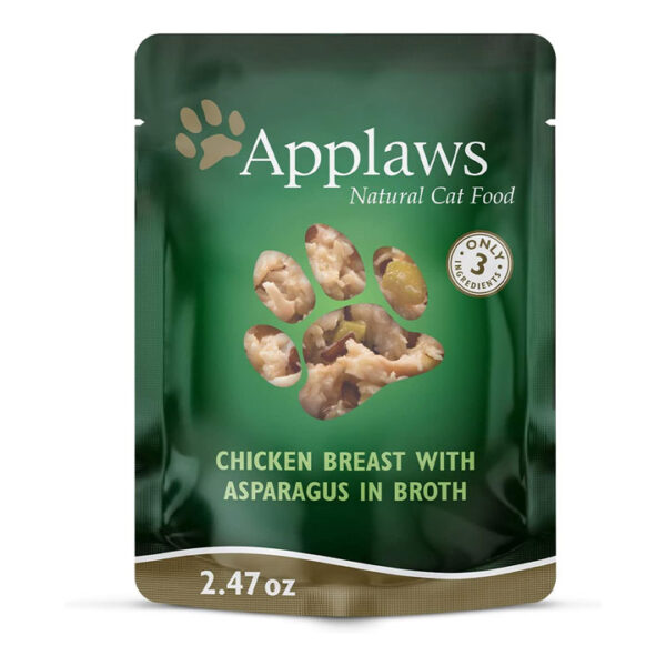 Applaws Chicken and Asparagus Pouch Grain Free Cat Food (12 Pack)