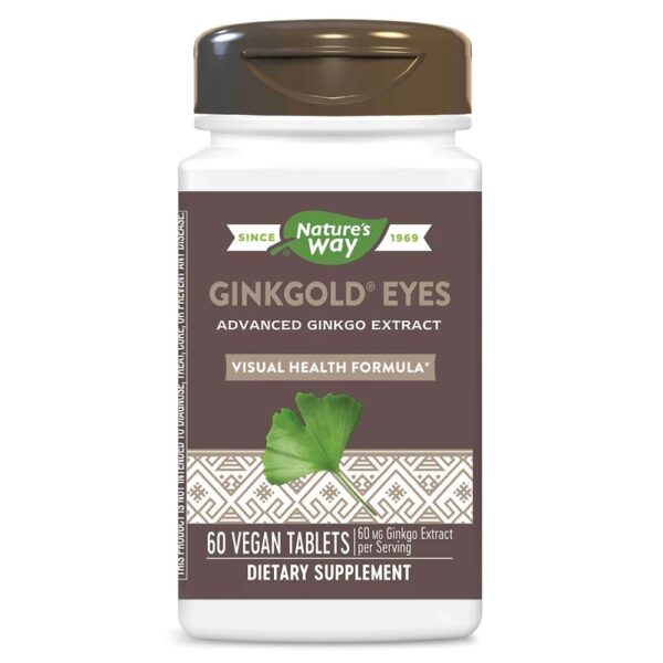 Ginkgold® Eyes -- 60 mg - 60 Vegan Tablets