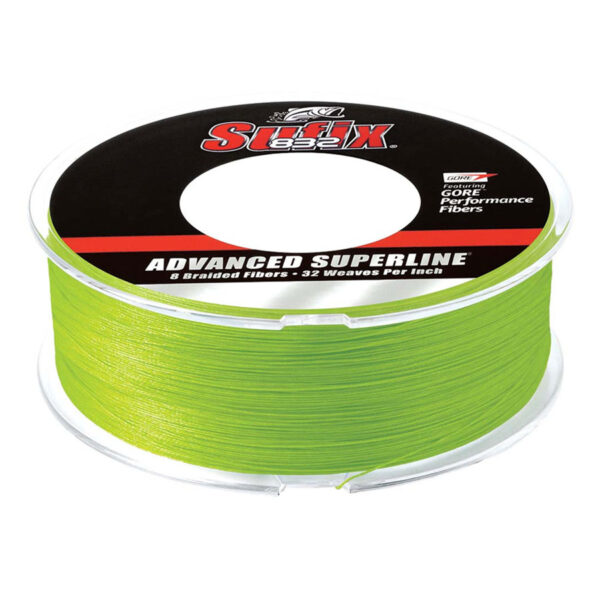 Sufix 832 Advanced Superline Braid - 10lb - Neon Lime - 600 yds