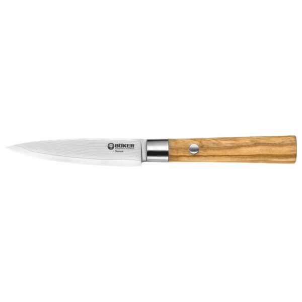 Damast Olive Schälmesser