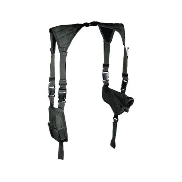 Leapers Deluxe Universal Horizontal Shoulder Holster, Black