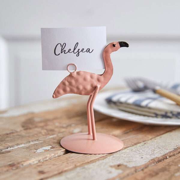 CTW Home Collections Flamingo Place Card Holder - Box of 4