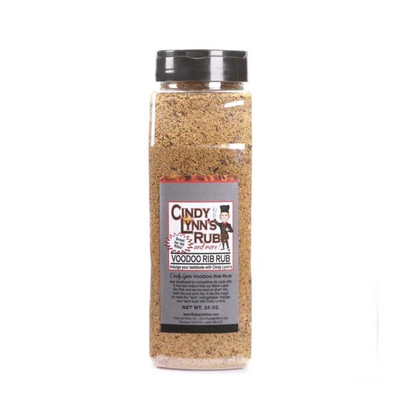 Cindy Lynn’s Voodoo Rib Rub 26 oz.
