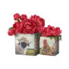 Primitives By Kathy Floral Animals Bin Set