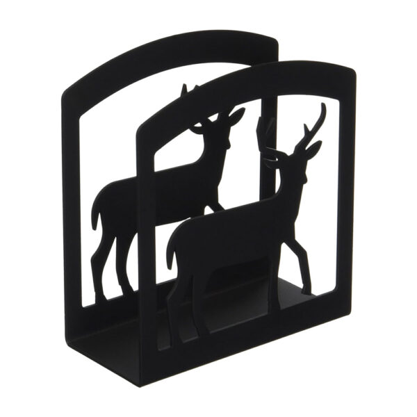 Village Wrought Iron 6 Inch Deer Napkin Holder