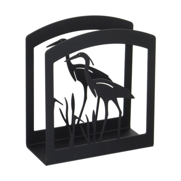 Village Wrought Iron 6 Inch Heron Napkin Holder