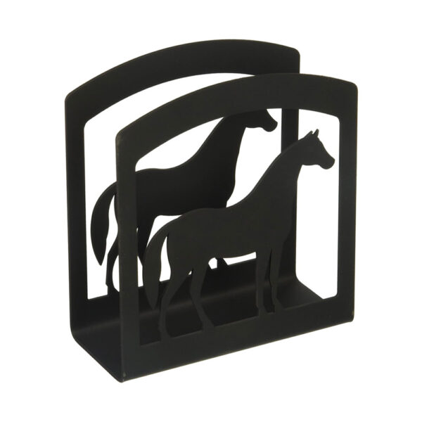 Village Wrought Iron 6 Inch Horse Napkin Holder