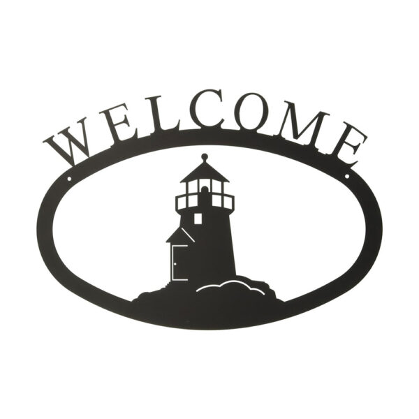 Lighthouse Welcome Sign