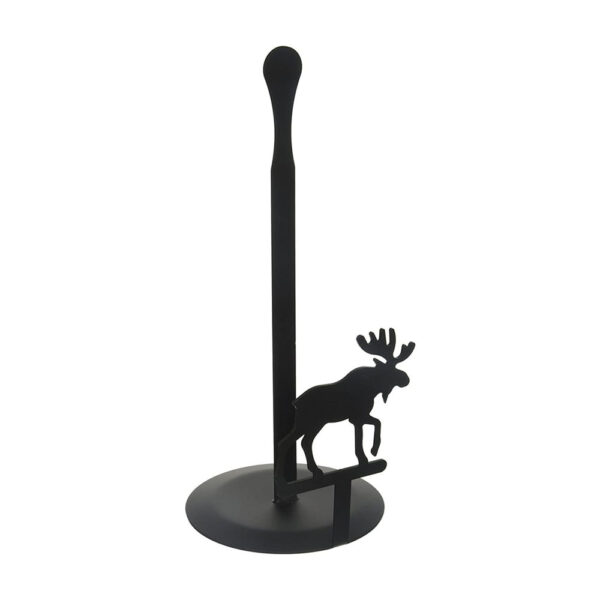 Village Wrought Iron Counter Top Moose Paper Towel Holder