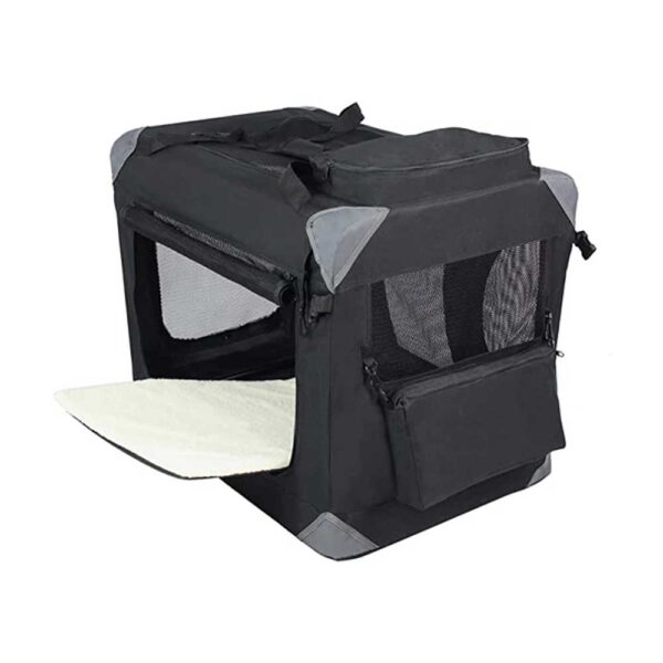 Three Door Folding Soft Dog Crate - Image 2
