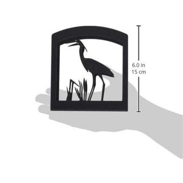 Village Wrought Iron 6 Inch Heron Napkin Holder - Image 2