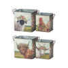 Primitives By Kathy Floral Animals Bin Set - Image 2
