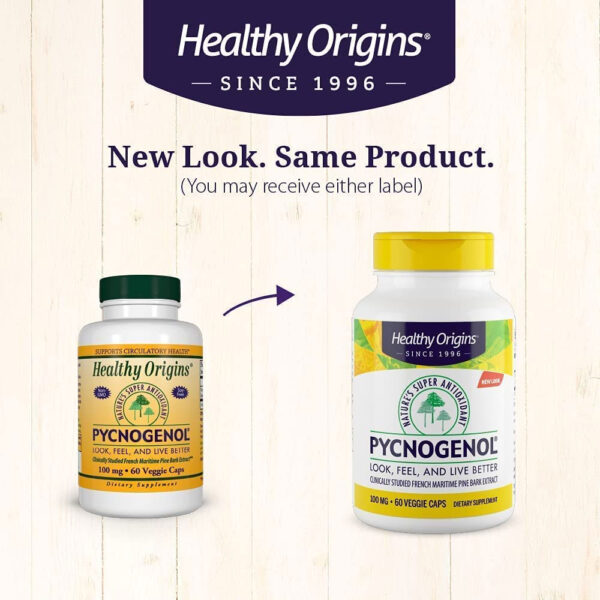 Pycnogenol® -- 100 mg - 60 Veggie Caps - Image 3