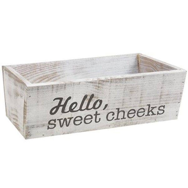 CWI Gifts Hello Sweet Cheeks/Seat Yourself Reversible Toiletries Box - Image 3