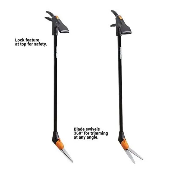 Fiskars Long-Handled Grass Shears with Swivel Head - Image 3