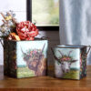 Primitives By Kathy Floral Animals Bin Set - Image 3