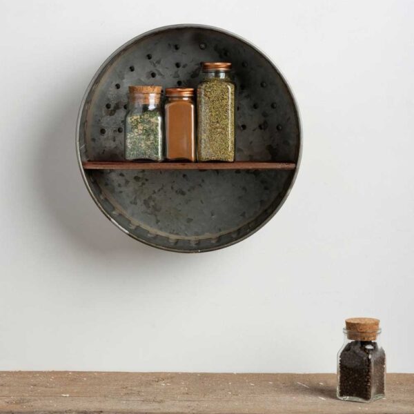 Primitives by Kathy Round Wall Shelf - Image 4