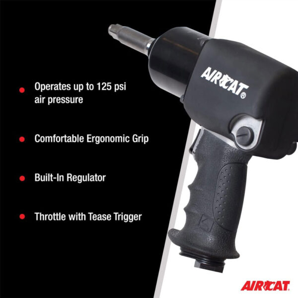 High Air Pressure Impact Wrench With 2" Extended Anvil - Image 5