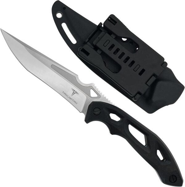 Hunting Knife TKF209SL - D2 Fixed Blade, G10 Handle, Kydex Sheath, MOLLE Clip