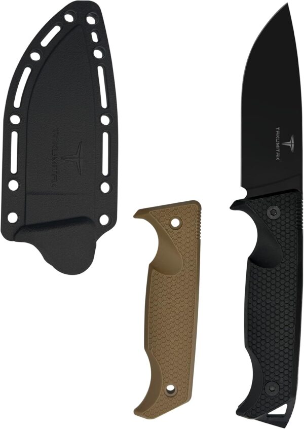 Hunting Tactical Survival Knife TKF304 - 9.25” Full Tang with FRN Handle Scales and MOLLE Clip - Image 2