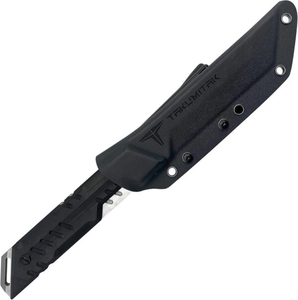 Tactical Knife TKF216SL - D2 Tanto Blade, G10 Handle, Kydex Sheath, MOLLE Clip - Image 2