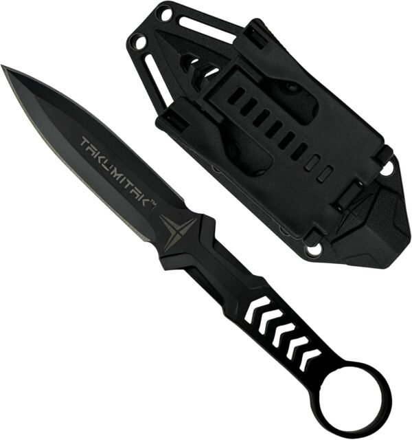 Hunting Survival Knife TKF302 - 9” Full Tang Fixed Blade with FRN Sheath and MOLLE Clip