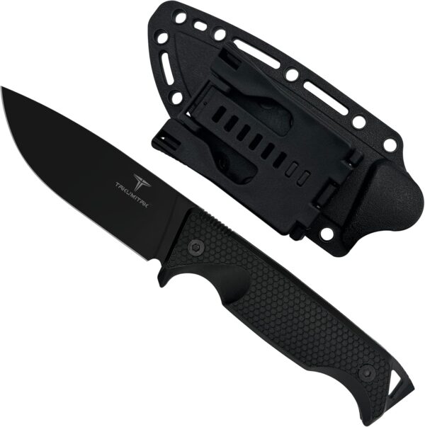 Hunting Tactical Survival Knife TKF304 - 9.25” Full Tang with FRN Handle Scales and MOLLE Clip