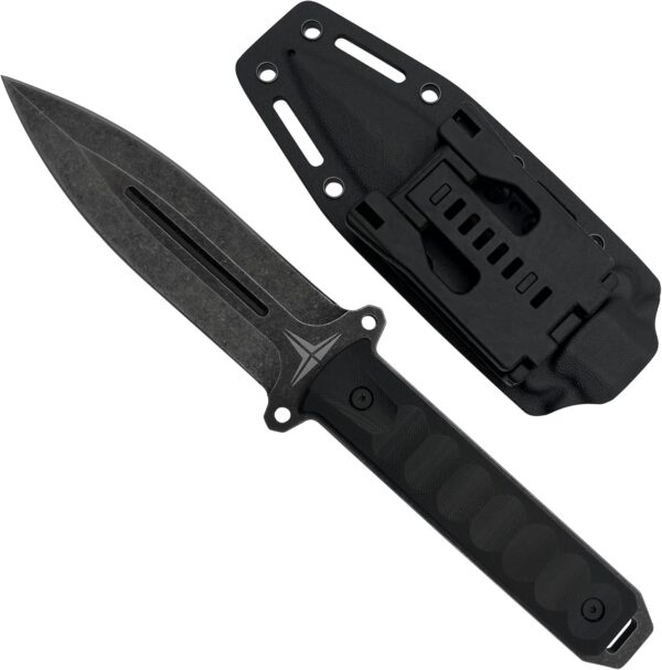 Tactical Knife TKF214SW - D2 Spear Point Blade, G10 Handle, Kydex Sheath, MOLLE Clip