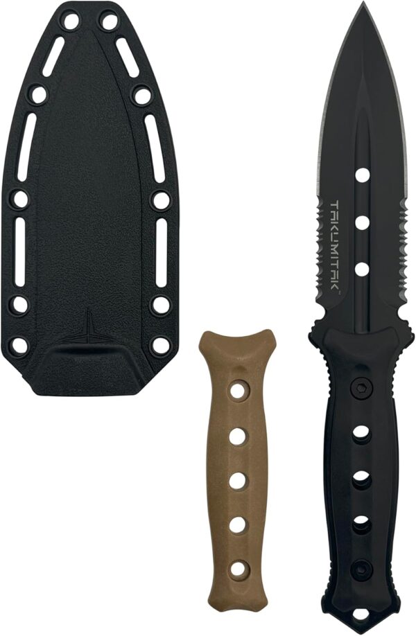 Hunting Survival Knife TKF316 - 9” Full Tang with FRN Handle Scales and MOLLE Clip - Image 2