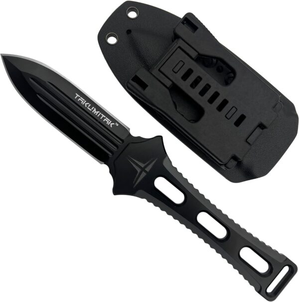 Hunting Knife TKF205BK - D2 Fixed Blade, G10 Handle, Kydex Sheath, MOLLE Clip