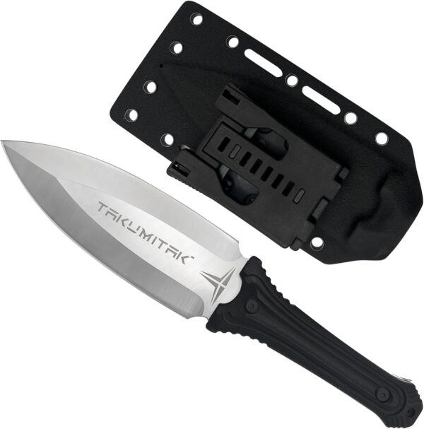 Tactical Knife TKF203SL - D2 Spear Point Blade, G10 Handle, Kydex Sheath, MOLLE Clip