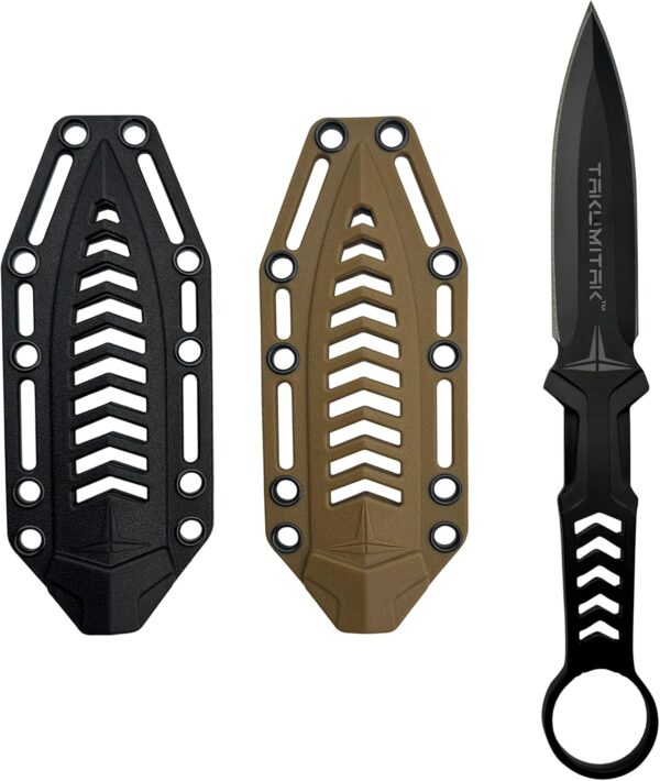 Hunting Survival Knife TKF302 - 9” Full Tang Fixed Blade with FRN Sheath and MOLLE Clip - Image 2