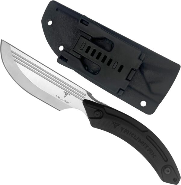 Tactical Knife TKF207SL - D2 Straight Back Blade, G10 Handle, Kydex Sheath, MOLLE Clip