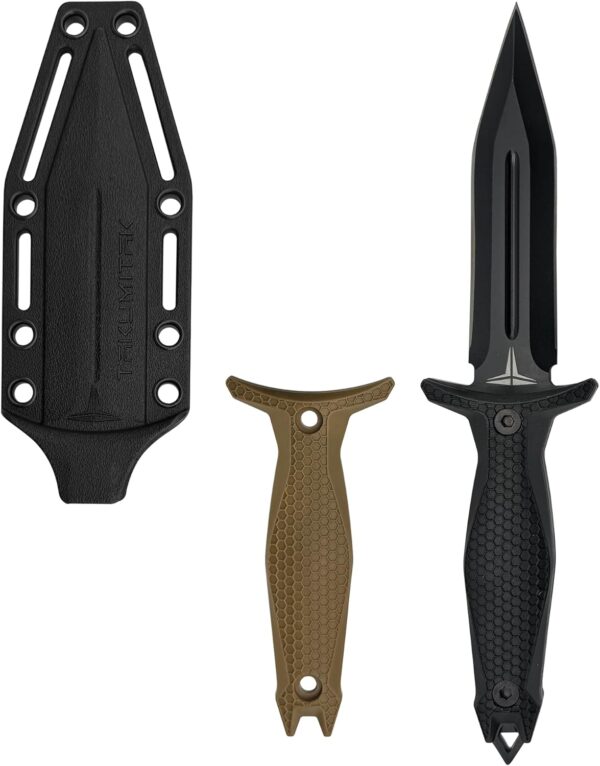 Hunting Tactical Survival Knife TKF303 - 9” Full Tang with FRN Handle Scales and MOLLE Clip