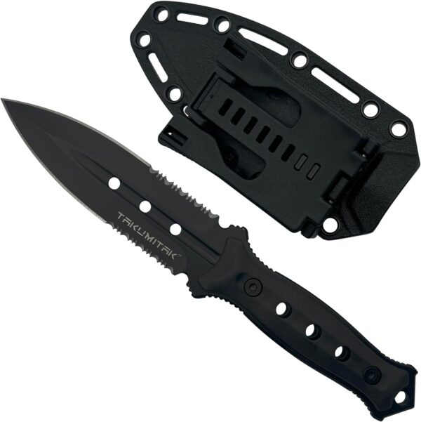 Hunting Survival Knife TKF316 - 9” Full Tang with FRN Handle Scales and MOLLE Clip