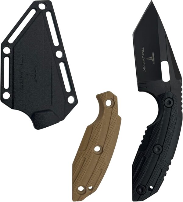 Hunting Survival Knife TKF3S06 - 6.5” Full Tang with FRN Handle Scales and MOLLE Clip - Image 4