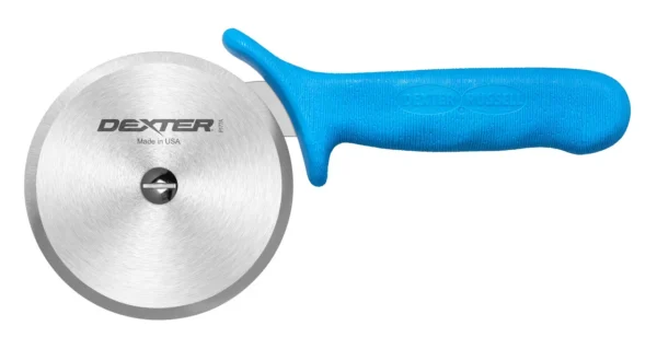 Dexter P177AH SANI-SAFE® COOL BLUE® 4″ Pizza Cutter, High-Heat Handle