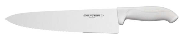 Dexter SOFGRIP® 10" Scalloped Cook's Knife  SOFGRIP® SOFGRIP® 10″ Scalloped Cook’s Knife